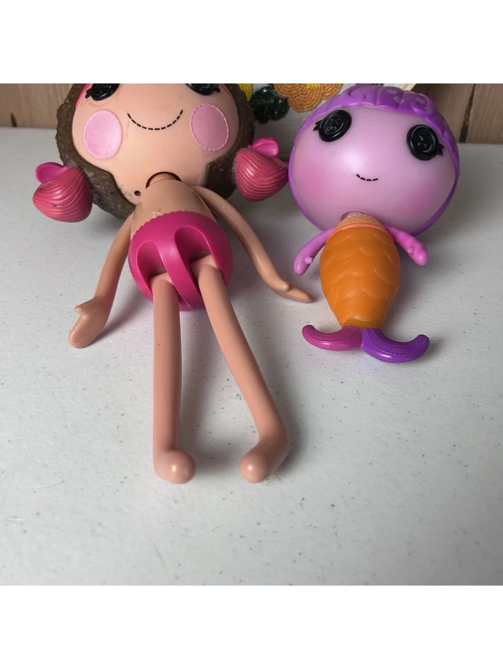 Lalaloopsy Teddy Honeypots 12” Full Size Doll & Mermaid Fin 2009 2012